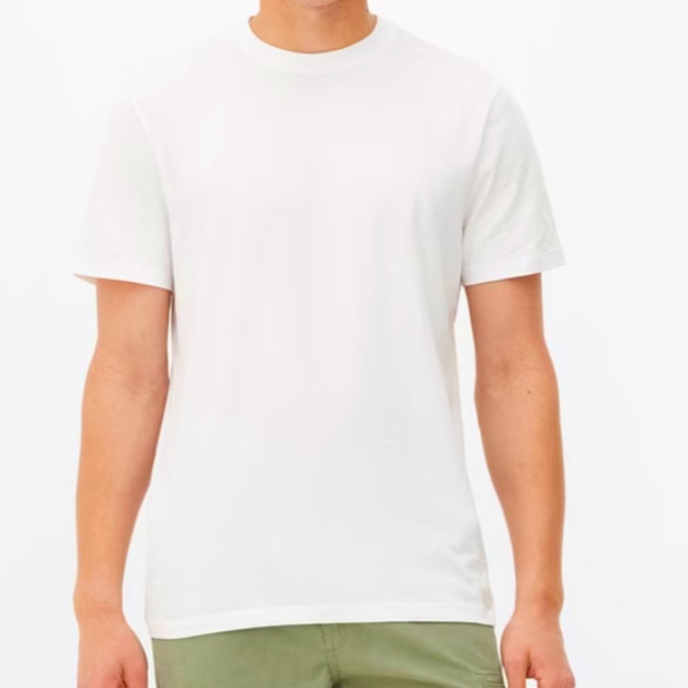 Cream Short Sleeve Slim Fit T-shirt NEW Size XL